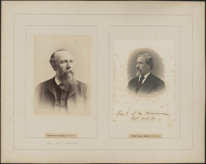 Two portraits: H. V. Boynton, S.M. Bowman