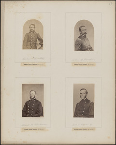 Four portraits: Richard C. Bentley, John E. Bendix, Albert M. Blackman, Thomas H. Benton, Jr.