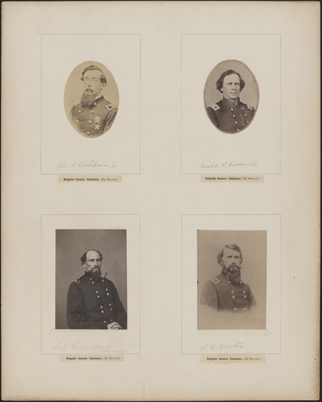Four portraits: G.A. Cobham, Jr., Joseph R. Cockrill, S.J. Crawford, J.C. Carter