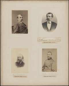 Four portraits: [unidentified], Powell Clayton, C.T. Campbell, Stephen G. Champlain
