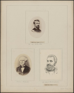 Three portraits: William B. Curtiss, Horace Capron, Jacob M. Campbell