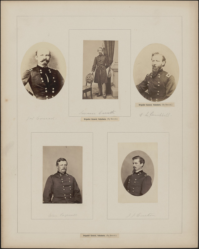 Five portraits: Joseph Conrad, Sumner Caruth, E.L. Campbell, William Cogswell, J.J. Curtin