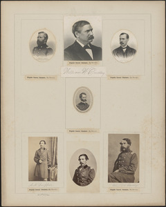 Seven portraits: Edmund L. Dana, William W. Dudley, W.W.H. Davis, H.F. Devol, A.N. Duffie [two], William DeLacey