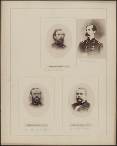 Four portraits: N. Doubleday, J.E. Duryea, George W. Deitzler, F.M. Drake