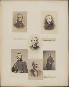Six portraits: Alexander Gardiner, L. T. Graham, O. D. Greene, Untitled [W. A. Gorman], T. T. Garrard, W. A. Gorman