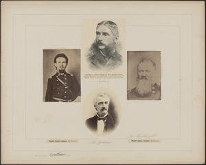 Four portraits: E. Burd Grubb, Luciver [In different hand:] Greathour, J. L. Geddes, Joseph Gerhardt