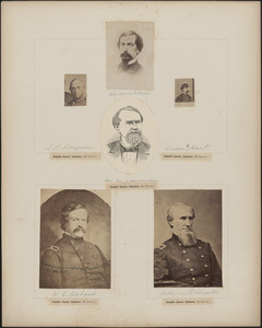 Six portraits: John Hendrickson, S. B. Hayman, Thomas J. Hendrickson, Orson H. Hart, H. C. Hobard, Joshua B. Howell