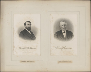 Two portraits: Morton C. Hunter, Henry Harnden