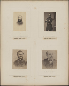 Four portraits: William A. Hammond, A. J. Hamilton, Charles G. Harker, E. H. Hobson