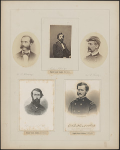 Five portraits: W. B. Kinsey, Rufus King, W. S. King, Edward N. Kirk, Oliver Blachly Knowles