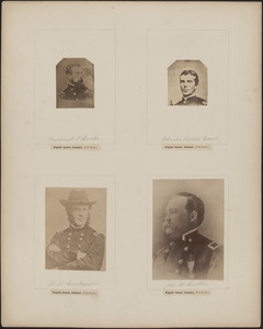 Four portraits: Frederick T. Locke, Charles Russell Lowell, H. H. Lockwood, James H. Ledlie