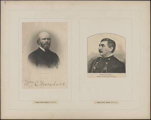 Two portraits: William R. Marshall, W. G. Mitchell
