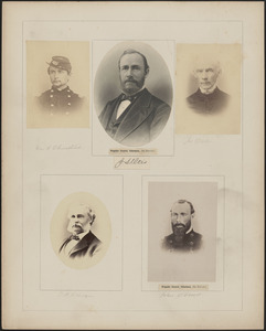 Five portraits: William A. Olmstead, J. L. Otis, James Owen, F. A. Osborne, John O'Dowd
