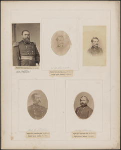 Five portraits: J. H. Potter, [two of] W. H. Penrose, Thomas G. Pitcher, Henry Prince