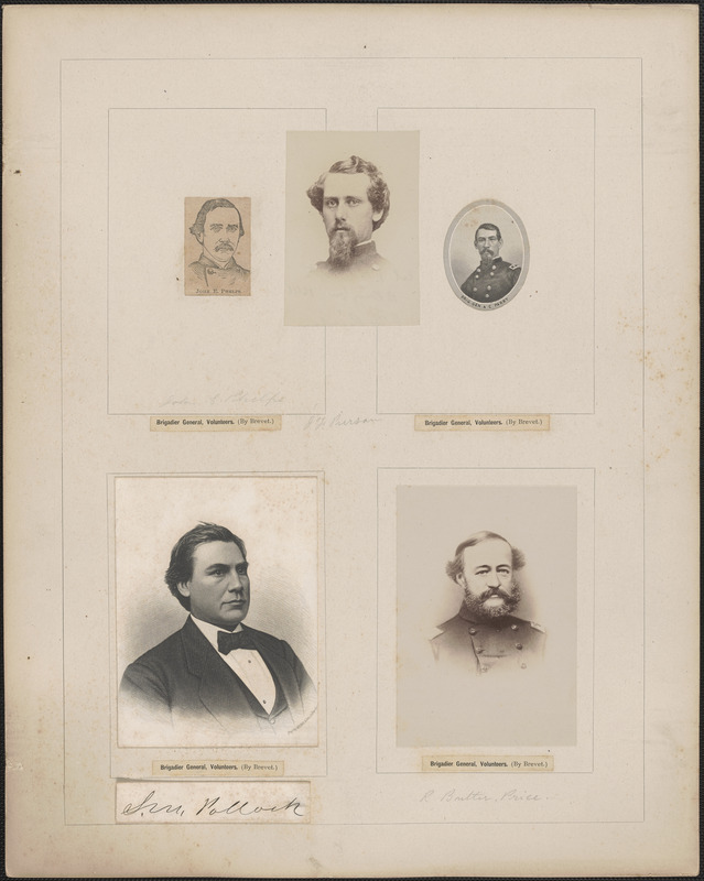 Five portraits: John E. Phelps, J. F. Pierson, A. C. Parry, Samuel Pollock, R. Butler Price