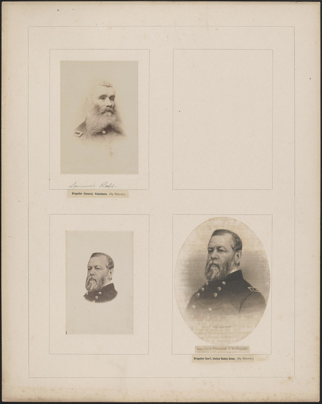 Three portraits: Samuel Ross, [two of] Thomas J. Rodman