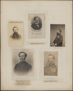 Five portraits: F. S. Rutherford, William A. Richardson, [two of] Joseph W. Revere, J. J. Reynolds