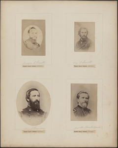 Four portraits: Morgan S. Smith, William S. Smith, William P. Sanders, James M. Shackelford