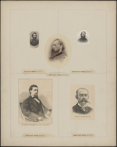 Five portraits: [William Lewis] Stoughton, C. J. Stohlbrand, Roy Stone, George E. Spencer, A. Loudon Snowden