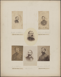 Six portraits: [two of] Griffin A. Stedman Jr., Isaac R. Sherwood, T. J. Strong, Charles E. Smith, Gustavus A. Smith