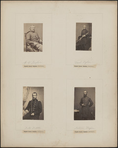Four portraits: G. W. Taylor, Daniel Tyler, J. M. Tuttle, Nelson Taylor
