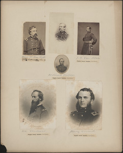 Six portraits: Charles H. Van Wyck, [two of] J. H. Van Allen, Ferdinand Van Derveer, William Vandever, Strong Vincent
