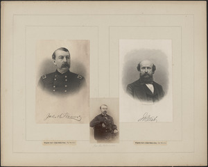 Three portraits: [two of] James M. Warner, J. R. West