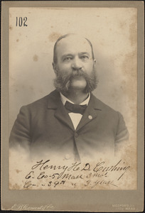 Henry H. D. Cushing, Company E, 5th Massachusetts, 3 months, Company C, 39th Massachusetts, 3 years
