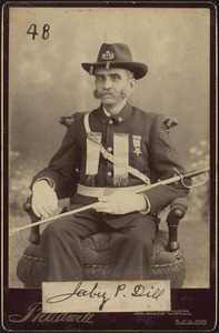 Jebez T. Dill, Corporal, Company B, 5th Massachusetts of Somerville