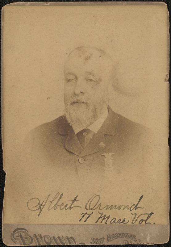 Albert Ormond, 11th Massachusetts Volunteers