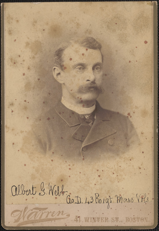 Albert G. Webb, Company D, 43rd Regiment, Massachusetts Volunteers