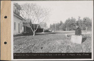 Eugenie Marshall, homeplace, New Salem, Mass., Oct. 24, 1935