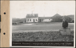 Eugenie Marshall, house, barns, New Salem, Mass., Oct. 24, 1935