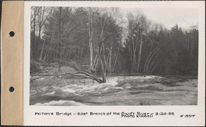 Swift River - East Branch, Felton's Bridge, flood photo, Mass., Mar. 20, 1936