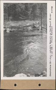 Swift River - Middle Branch, Soapstone Bridge, flood photo, Mass., Mar. 20, 1936