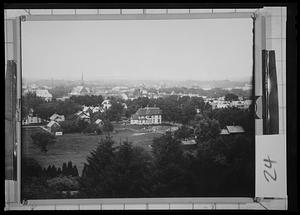 Downtown viewed from Walnut Hill (Harvard St.)