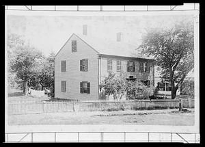 Stowe house, 2 Pleasant St. (South Natick), boyhood home of Calvin Stowe, husband of Harriet Beecher Stowe (“Uncle Tom’s Cabin” & “Olde Towne Folks”)