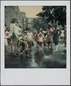 Water limbo contest, 1979 Area IV Olympics