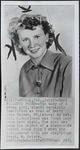 Body believed found