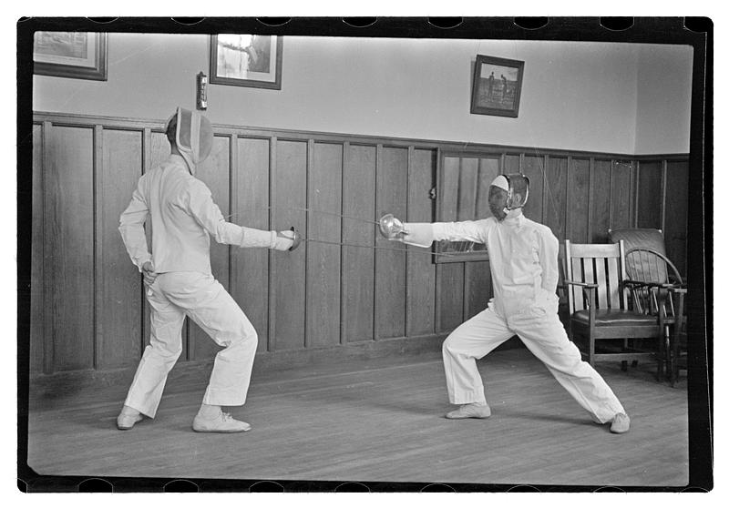 Danguy fencing master, also Gordon Muir, also Chamberlain