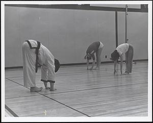 Martial arts class