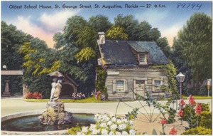 Oldest schoolhouse, St. George Street, St. Augustine, Florida