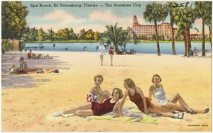 Spa beach, St. Petersburg, Florida- the sunshine city