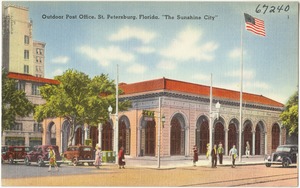 Outdoor post office, St. Petersburg, Florida, "the sunshine city"
