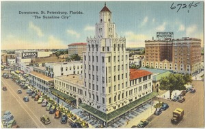Downtown, St. Petersburg, Florida, "the sunshine city"