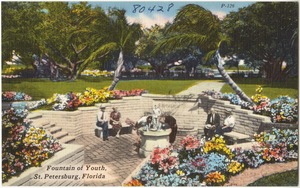 Fountain of Youth, St. Petersburg, Florida, "the sunshine city"