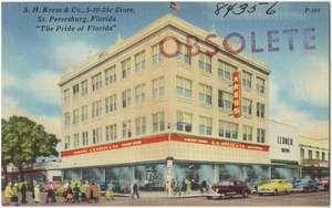 S.H. Kress & Co., 5-10-25c store, St. Petersburg, Florida, "the pride of Florida"