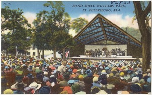 Band shell Williams Park, St. Petersburg, Florida