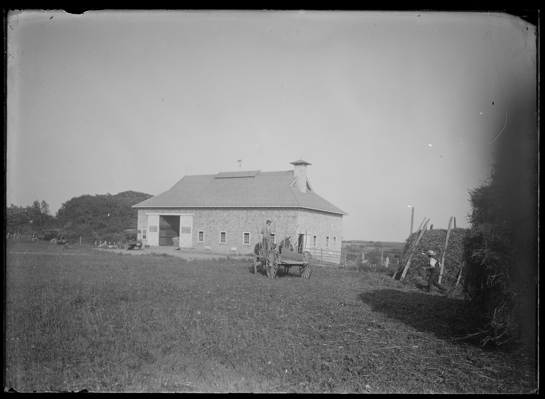 James Adams barn, built in place of one that burned 1918