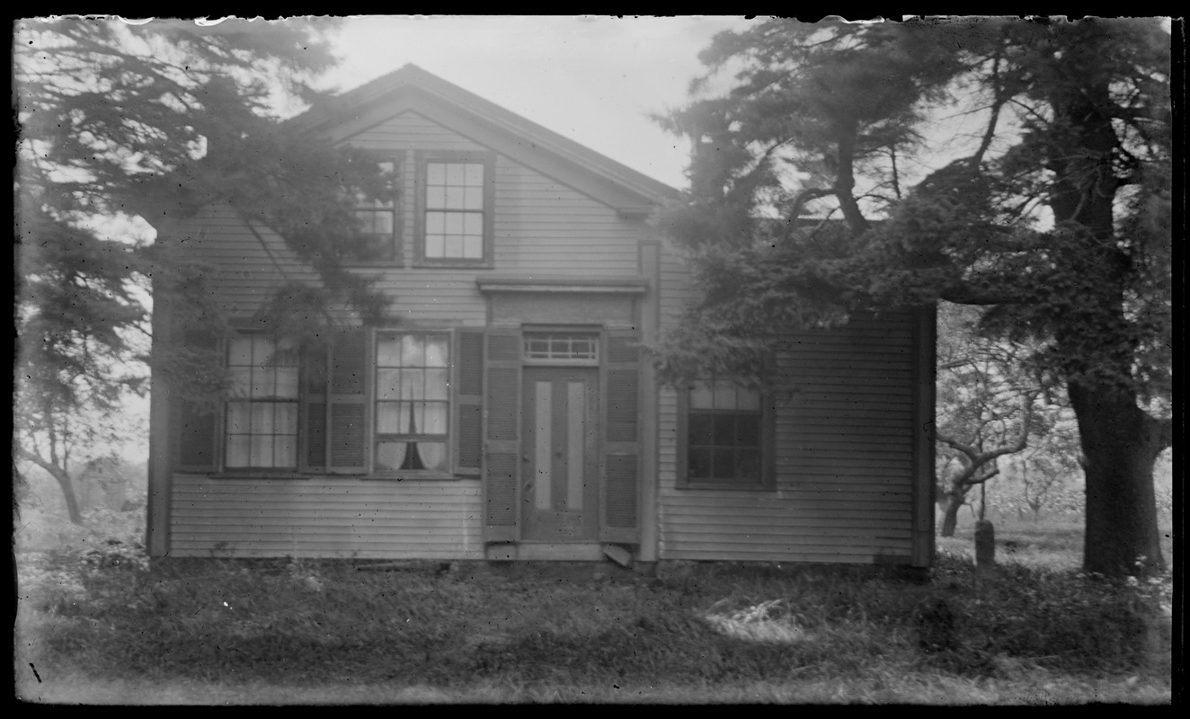 Dr. William Luce's house on State Road in West Tisbury. South side of road - just west of intersection with Old County